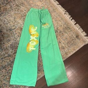 Boys Lie Green Graphic Sweatpants